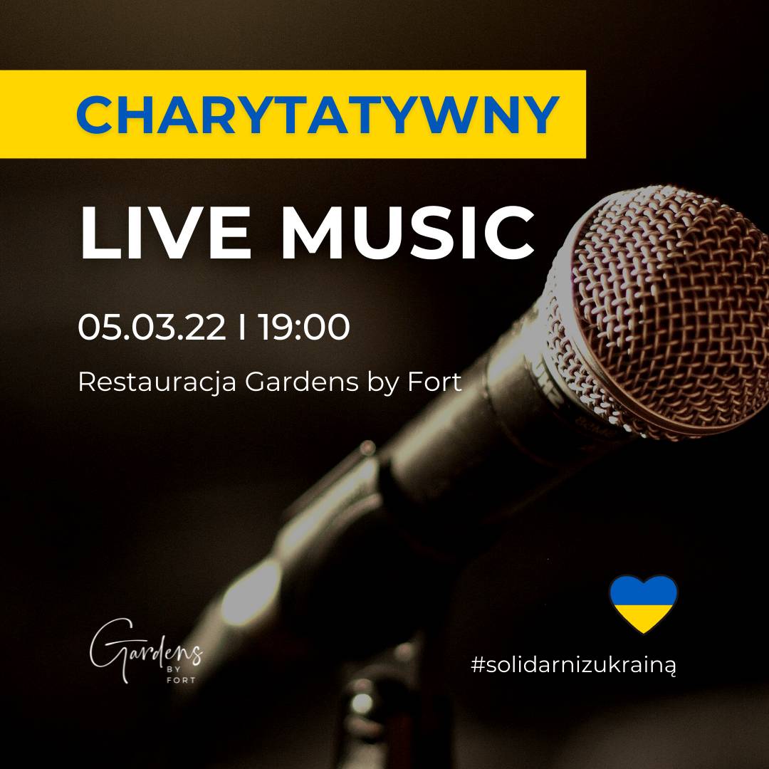 Charytatywny live music – pomoc dla Ukrainy